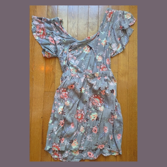 Angie Brand Floral Midi Pocket Dress, Size Medium - Picture 2 of 4